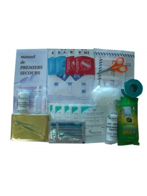 Réassort pour trousse de secours véhicule - Avec Ethylotest